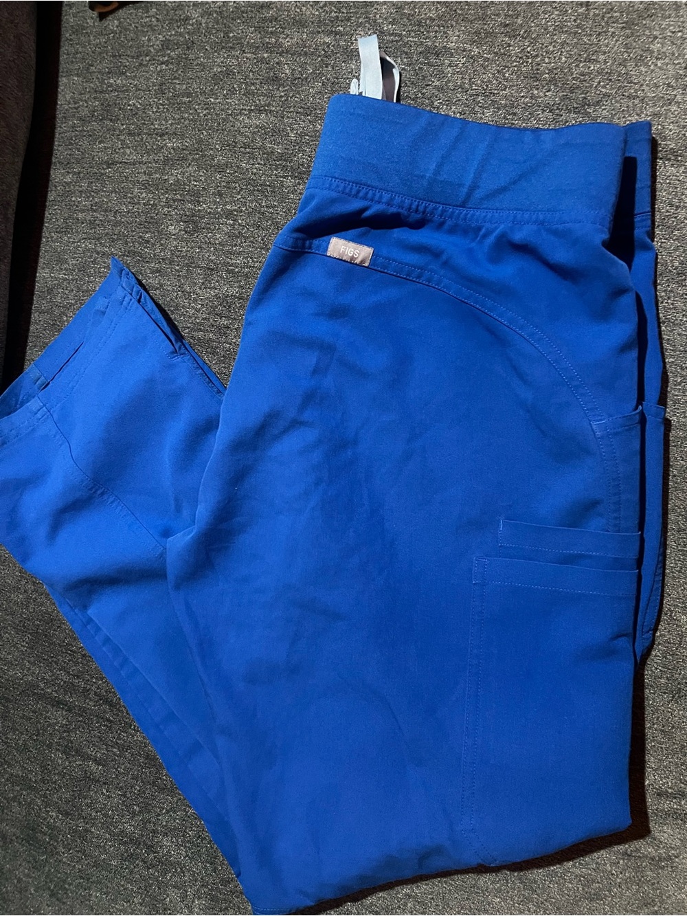 Figs women’s scrub Pants in Royal Blue